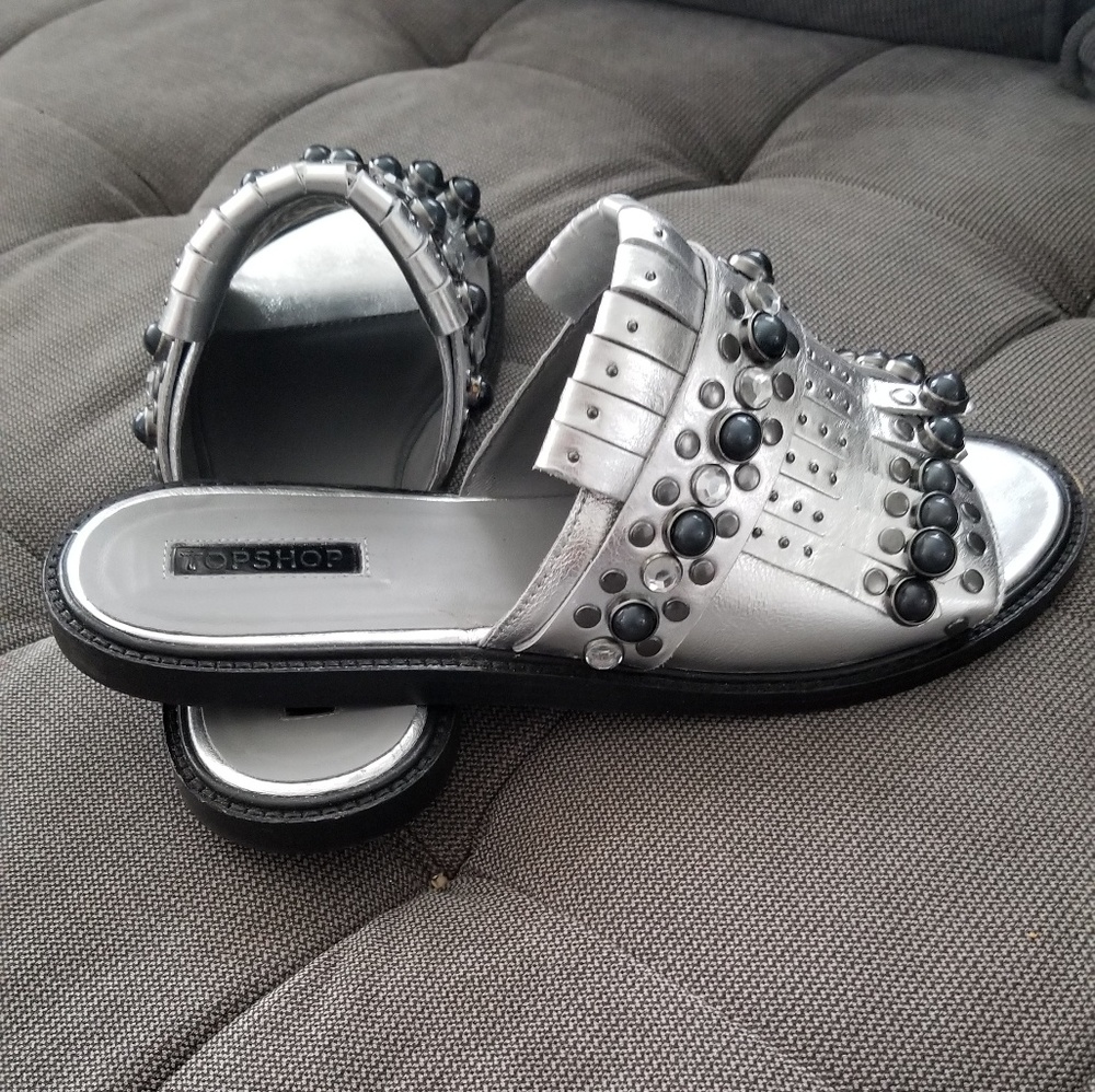 Topshop "flaming" slides